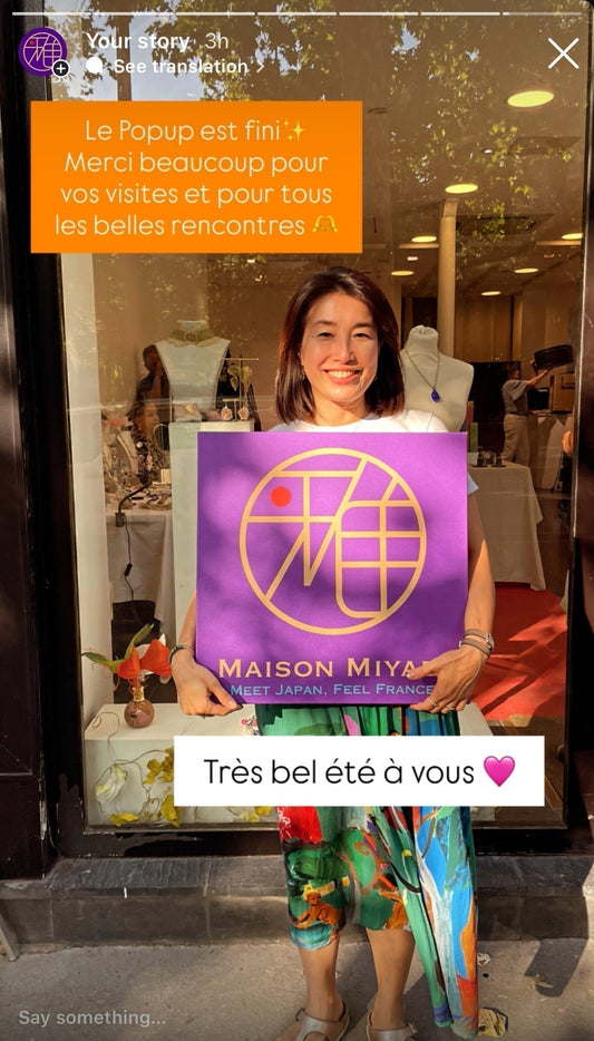 Merci pour notre Pop-up en juillet à la Galerie de Médicis 🫶
