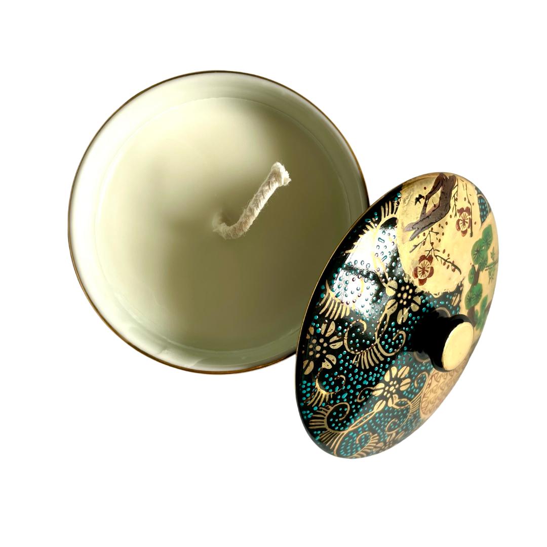 Japanese Odyssey scented candle with Kutani teacup (AO)