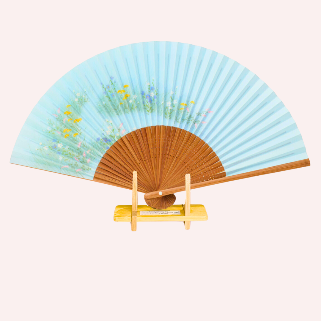 Japanese fan Sanpo (Spring Stroll)