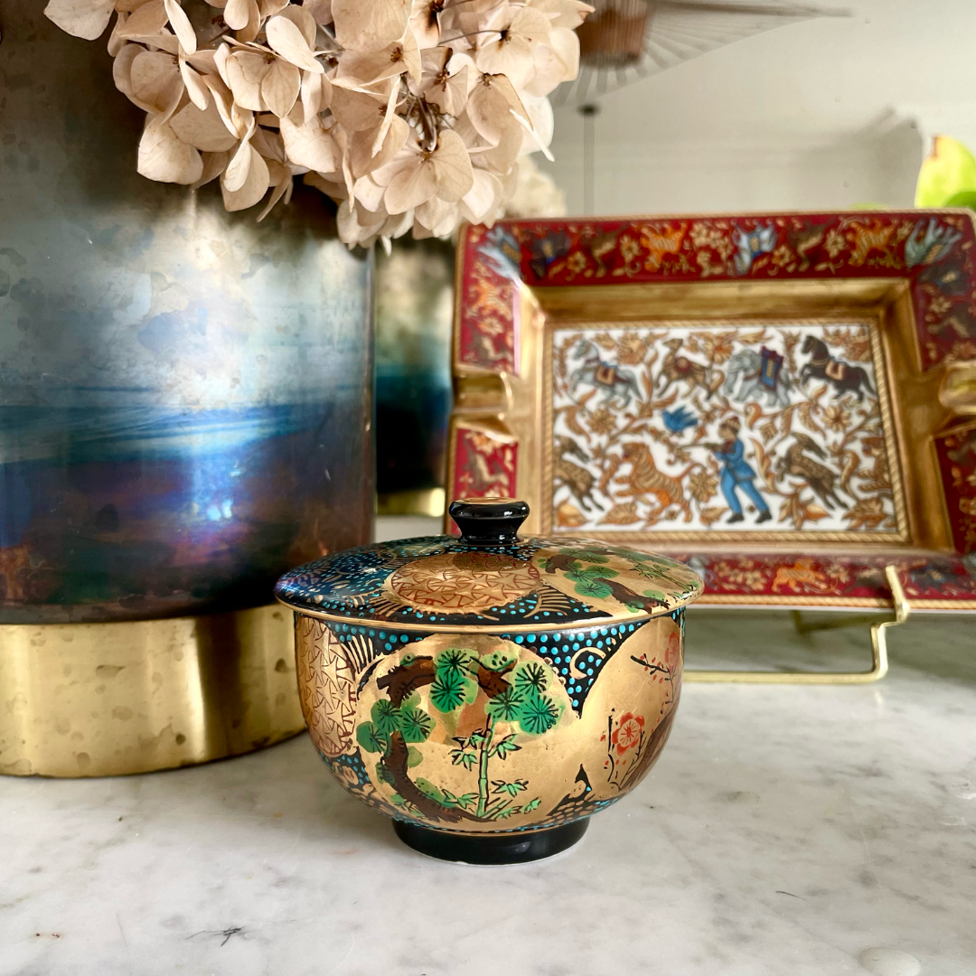 Japanese Odyssey scented candle with Kutani teacup (AO)