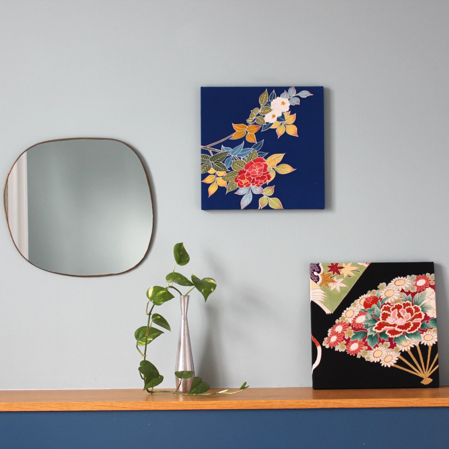 Tableau en Kimono : Camélia