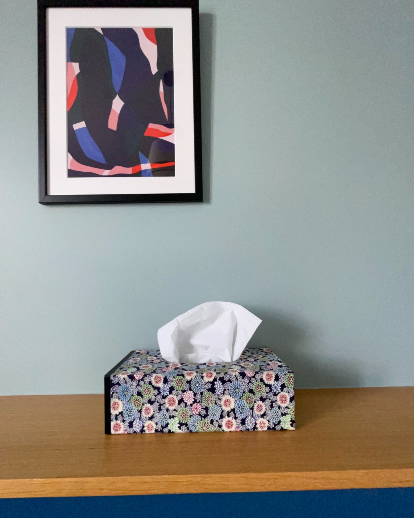 Boite à mouchoirs en Washi : Chrysanthème