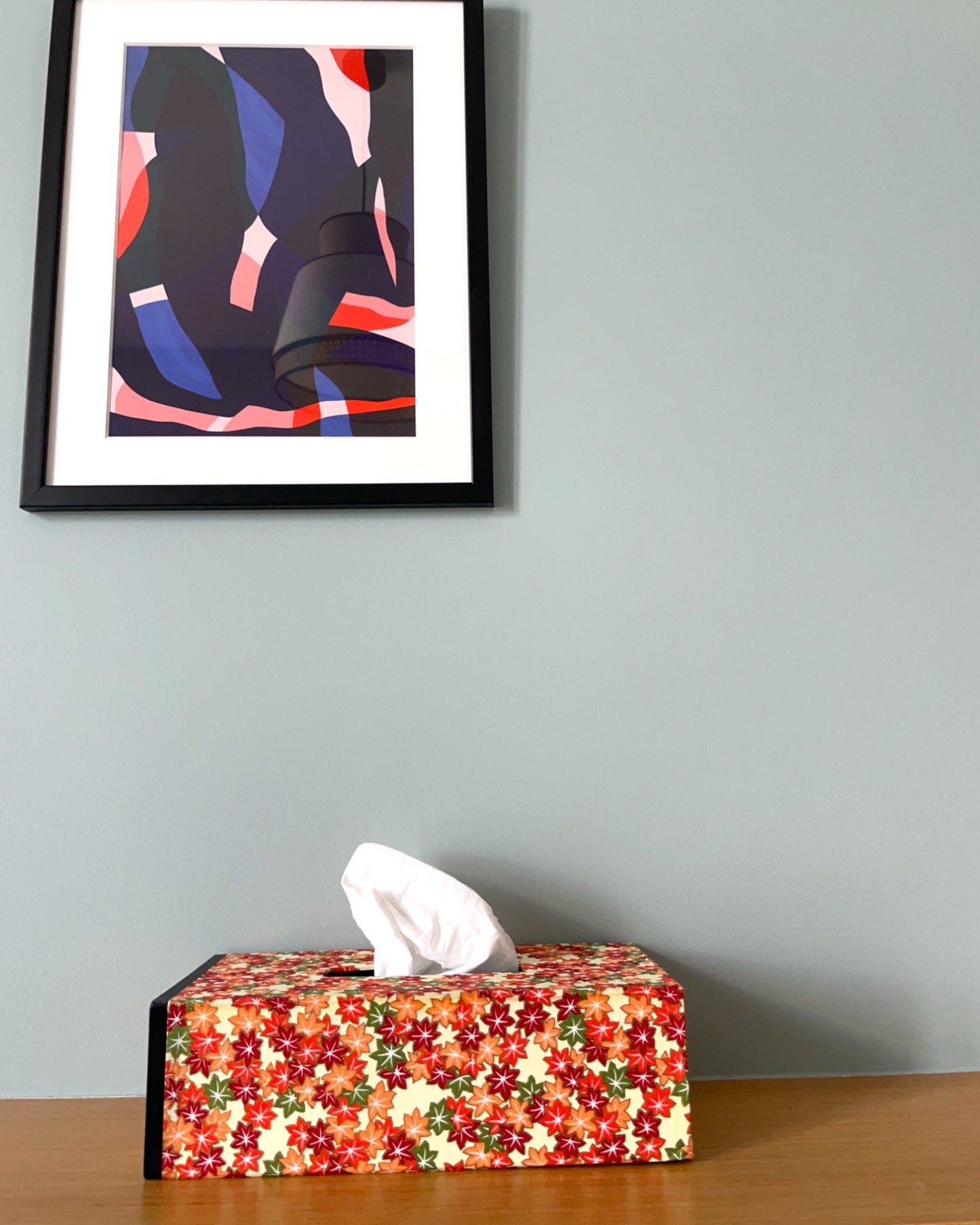 Boite à mouchoirs en Washi : Erable du Japon