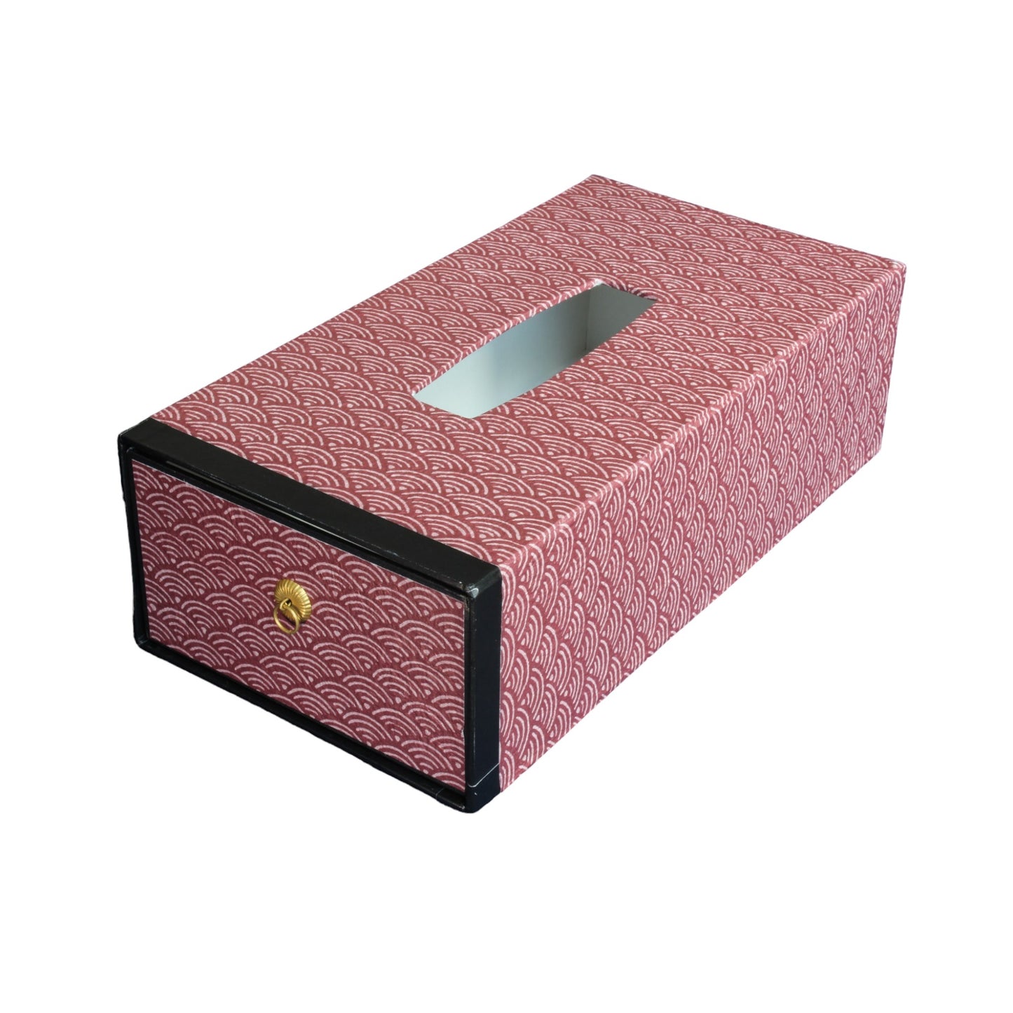 Boite à mouchoirs en Washi : Vague