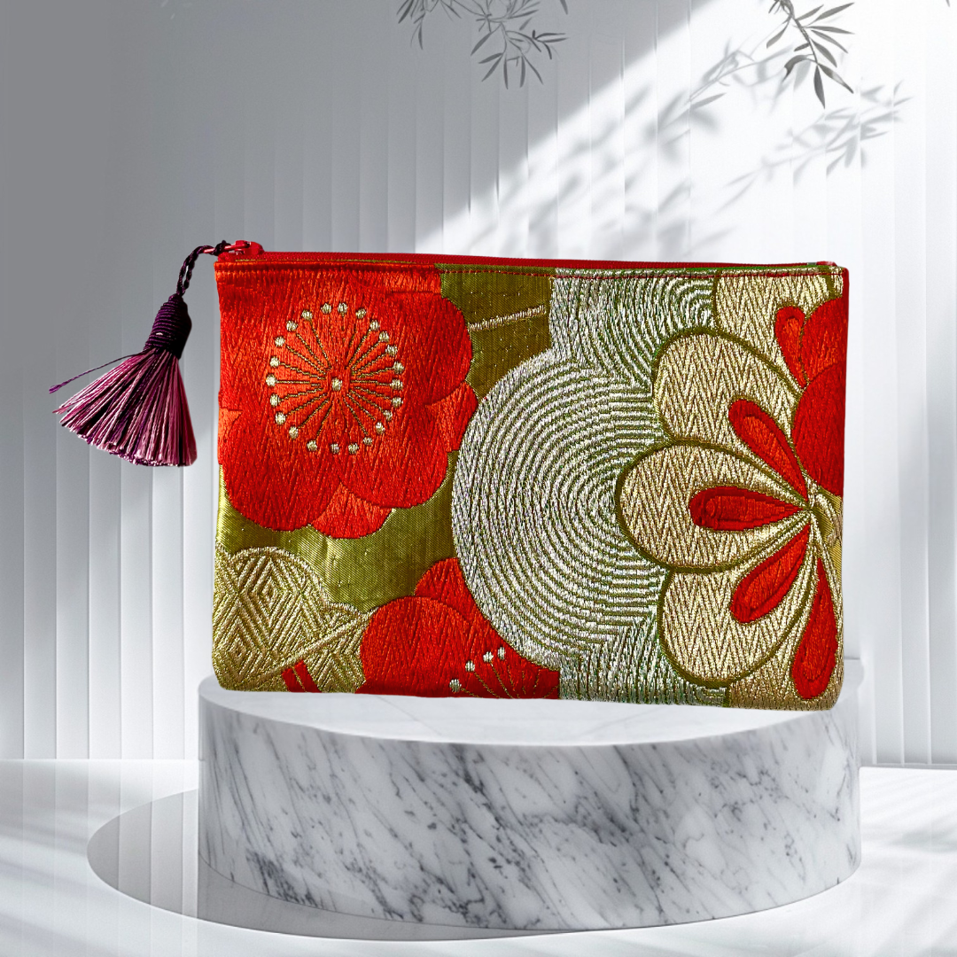 Pouch Miyabi : Tsubaki (Camellia): Coming soon! Reservation possible