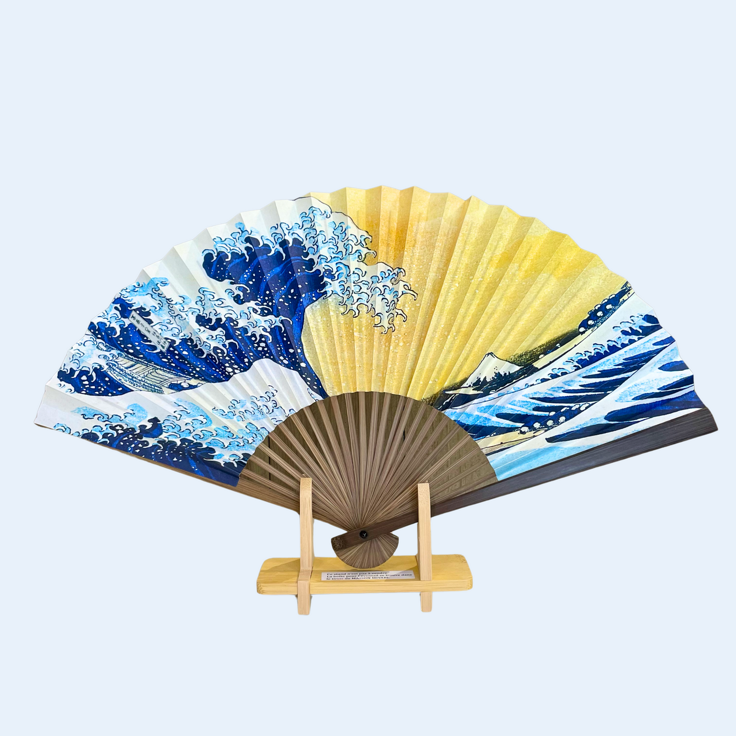 Japanese fan: The Great Wave off Kanagawa by HOKUSAI