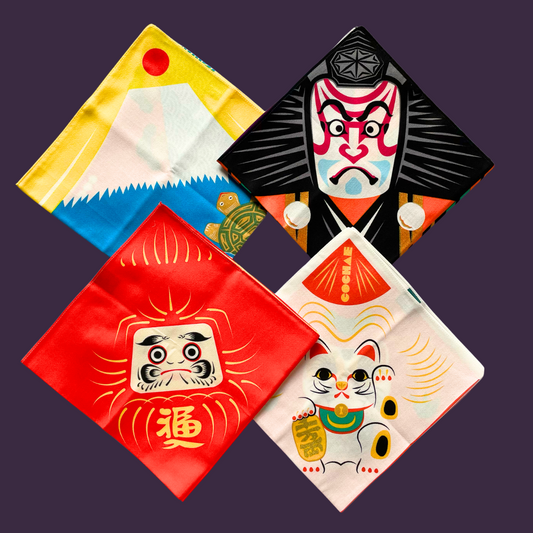 Serviette Furoshiki Bandle : Fuku (Good luck charm)