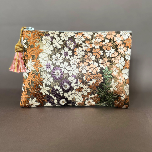 Pochette en soie Miyabi : Shiki (Quatre saisons)