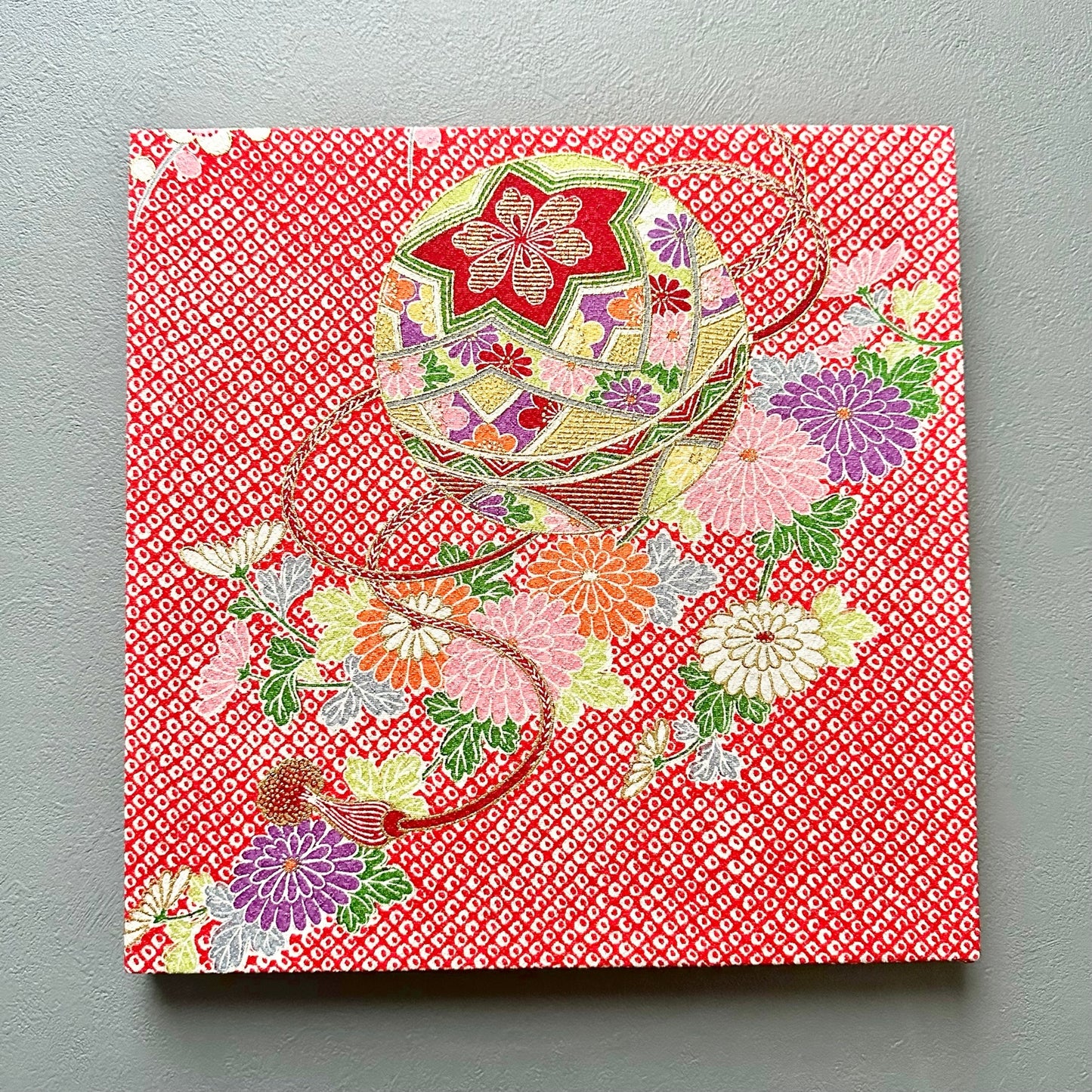 Kimono fabric panel : Ball