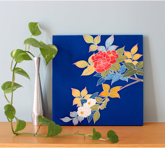 Tableau en Kimono : Camélia