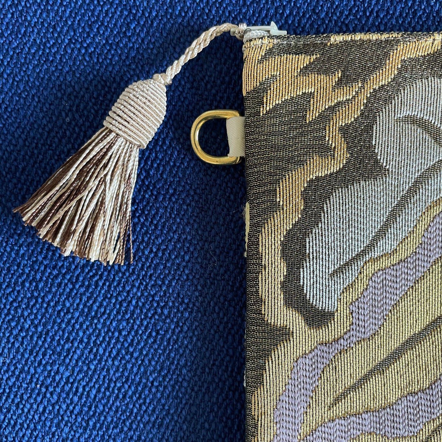 Pochette en soie Miyabi : Aoi - Jardin de Bronze