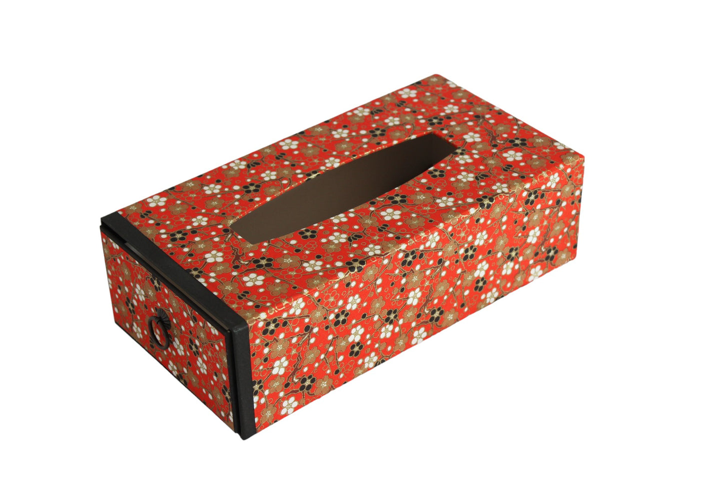 Washi tissue box : Red plum