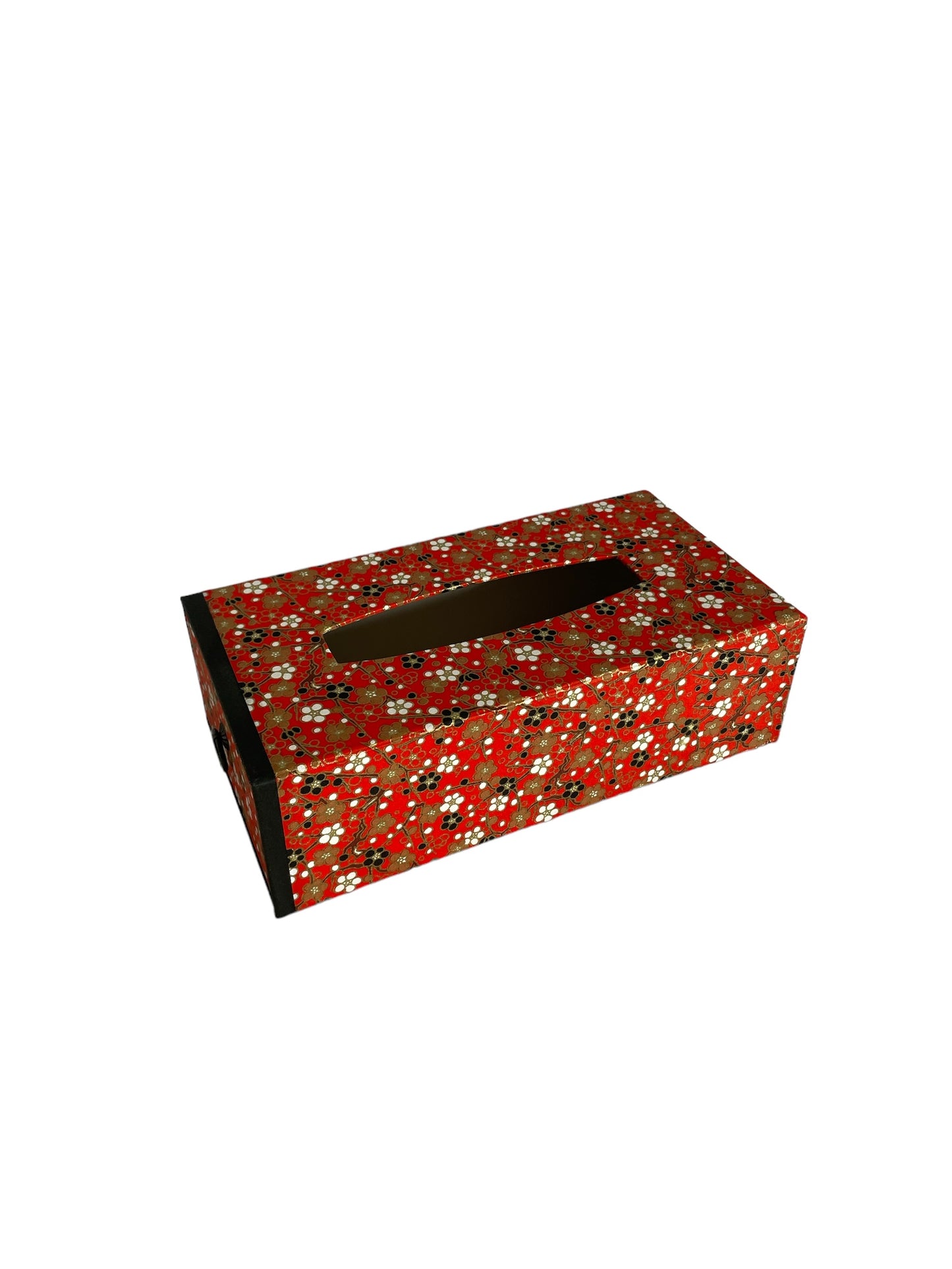 Washi tissue box : Red plum