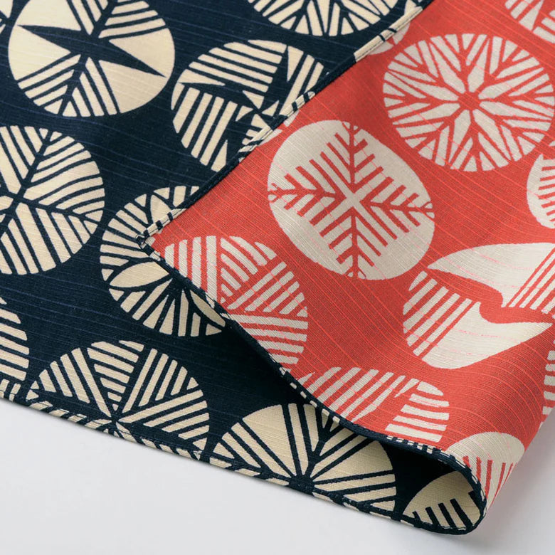 ISA Monyo Double-Faced: Matsu (Pine) Navy Blue/Red