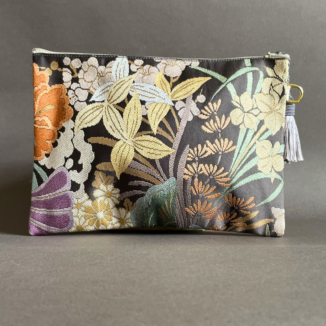 Pochette en soie Miyabi : Utagé - Fête Étincelante