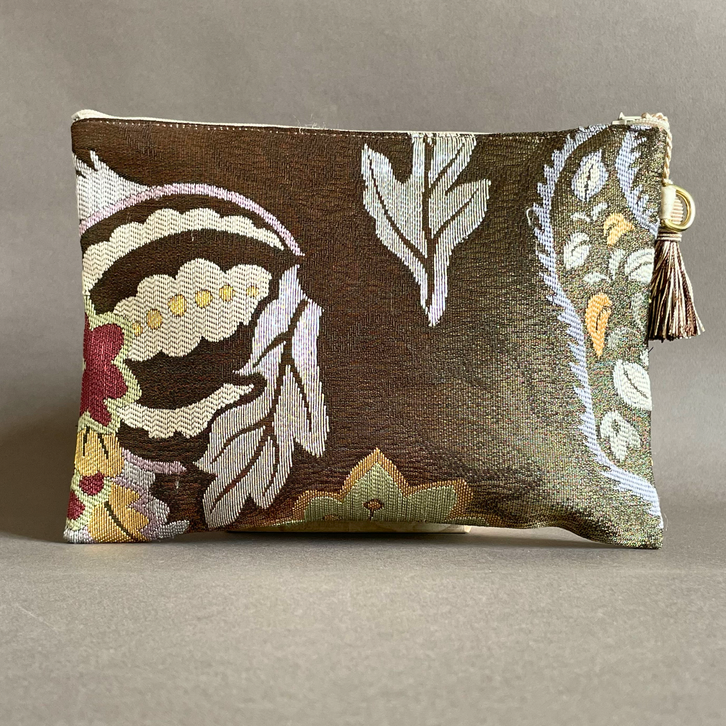 Pochette en soie Miyabi : Aoi - Jardin de Bronze